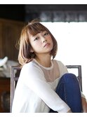 大人可愛いボブミディ