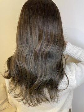 ジーナ 銀座中央通り(Zina) 【Zina銀座中央通り】艶髪Aライン×マロンベージュ