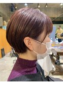 【KANA】ショートボブ/春っぽピンクバイオレット