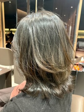 アイフィールアヴェダ 船堀店(i feel AVEDA) 【中村】ブリーチなし！外国人風透明感カラー☆Ash　Beige