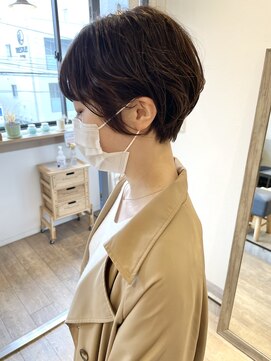 メルト 吉祥寺(melt) 大人可愛い小顔丸みショート ニュアンスパーマ  抜け感20代30代