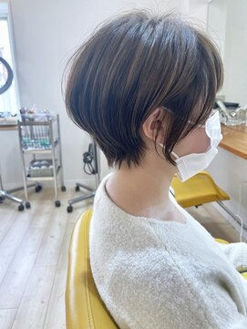 モリオ フロム ロンドン 成増店 【morio成増 セリザワ】ショートボブとシアベージュカラー