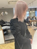 ロンド レア 天神大名店(Lond Le’a)&nbsp;ミルクティーベージュ/ダブルカラー/インナーカラー/くびれヘア