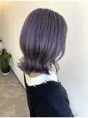 ラベンダーグレージュミディ