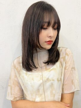 ベイルーム(BAYROOM by HONEY omotesando) 大人可愛い20代30代40代小顔フェイスレイヤー×ダークグレージュ