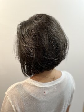 ピュアソウル(Pure Soul) ニューヨークドライカット★3Dハイライト×前下がりボブ[渋谷]