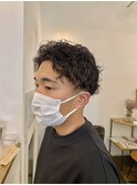 スパイラルパーマ