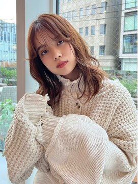 セラ バイ ユーレルム(SerA by U-REALM) シースルーバング　透明感ベージュ