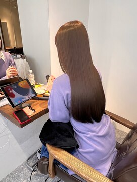 アールサロン 名駅(Rr SALON) 赤みを抑えたブラウンヘア