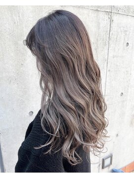 グロウバイニューヨークニューヨーク(Grow by NYNY) 【打越】ロング×プラチナグレージュ