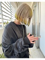 ペト(peto) 【Ueyama】design color bob(yellow black)