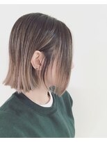 ルッソリベラ 池袋(Lusso libera)&nbsp;ミルクティーアッシュ ニュアンスカラー◎30代40代50代