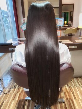 ブッシュ ユメリア徳重店(BUSH)の写真/《aria》オリジナルの極みトリートメントで髪のお悩みを解決！髪質改善で自分史上最高の美ツヤヘアに♪