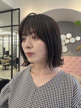 サンド 大阪梅田(sand) @eri_sand_ レイヤーカット/ハンサムショート/切りっぱなしボブ