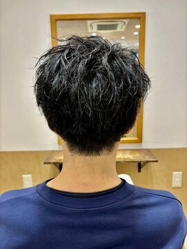 キュウ トゴシコウエン(CUE TOGOSHI-KOEN) メンズソフトツイストパーマ