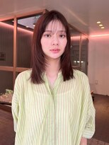フィルムス 田町芝浦(FILMS) ブリーチハイトーンホワイトグレージュダブルカラーレイヤー田町