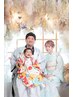 【七五三家族プラン】ママ＆パパ　ヘアセット+着付け♪21000円