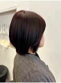 冬こそ艶っぽさupワインレッドカラー♪