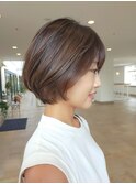 丸みショートボブ/ショートカット/ショートヘア/20代/30代/40代