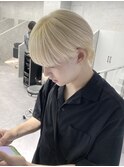 メンズカット×ハイトーンカラー×ホワイトブロンド25
