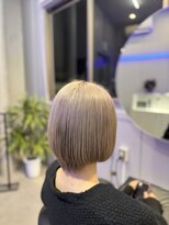 ブルー(Blue)&nbsp;ミルクティーベージュ×髪質改善トリートメント【hair&spaBlue】