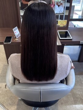 ウィーブ 成田店(Weve) くびれヘア/アプリコットオレンジ/ハイライトカラー/縮毛矯正