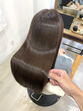 美髪専門サロン バイ マイル(美髪専門サロン by mile) 【髪質改善カラー】ナチュラルグレージュ