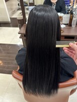 ウィーブ 成田店(Weve)&nbsp;くびれヘア/アプリコットオレンジ/ハイライトカラー/縮毛矯正