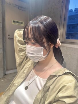 ラボヌールヘアーパルフェ 大宮西口店(La Bonheur hair parfait) 【盛れる】結んでもおろしても可愛い顔まわりカット