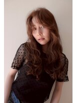 ポイントファイブバイソレイユ 藤沢店(.5 by SOLEIL)&nbsp;ロングレイヤーカーリーヘアオレンジブラウン