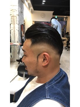 マスカリ(muscali) 【原田】スキンフェード オールバック ポンパドール