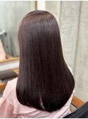 ラベンダーベージュで艶感UP/髪質改善