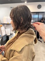 ドッグスター(dog star)&nbsp;ボブくせ毛風パーマニュアンスゆるふわパーマ 登戸/向ヶ丘遊園