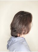 40代50代60代×ラウンドレイヤーボブ×イノアカラー