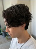 宇都宮メンズカットメンズパーマ波巻きスパイラルパーマツイスパ