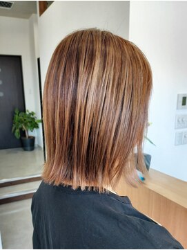 エミュ(emu.) 卒入学前に◎柔らかベージュ外ハネボブ