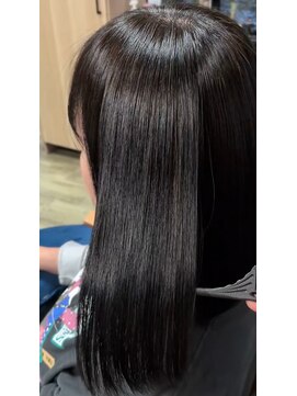 ヘアアトリエ ナイン(hair atelier nine) イメチェン/ピンクベージュ/アンブレラカラー/前髪/福島市