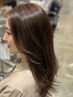 【大人女性の艶カラー】髪と頭皮にやさしいカラー＋水素スパ+.カット