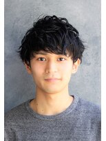 ノイセル(Noisyle)&nbsp;ツイストパーマコンマヘアトランクスヘアくせ毛風パーマビジカジ