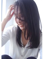 ビーハイブ 一番町店 アヴェダ(BEHIVE)&nbsp;大人かわいいワンカール　ツヤ髪ストレート