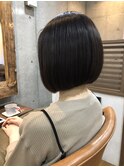 ゆるやか前下がりボブ【髪質改善】【oggiotto】【学芸大学】