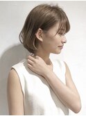 【GARDEN川谷】20代30代大人可愛い小顔ボブ×グレージュ