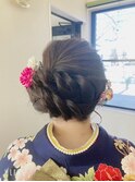 和風ヘアセット