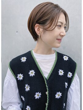 カフネ(CAFUNE) シアベージュ コンパクトショート