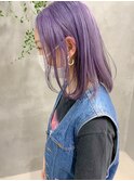 ラベンダーアッシュ、ペールパープル、ブリーチカラー