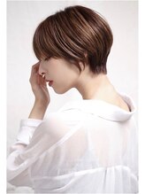 クレドガーデン 綾瀬店(CRED GARDEN) 大人可愛い20代30代40代黒髪前下がりショートボブ丸みショート