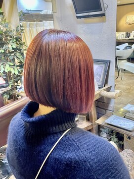 アックスピュア(axe pure) 前下がりストレートボブ