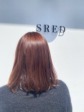 スレッド(SRED) ピンクブラウンカラー