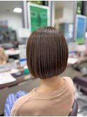 「ミニボブ」+「ツヤ髪」がベスト
