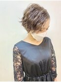 ショート × パーティヘア // 編み込みアレンジ
